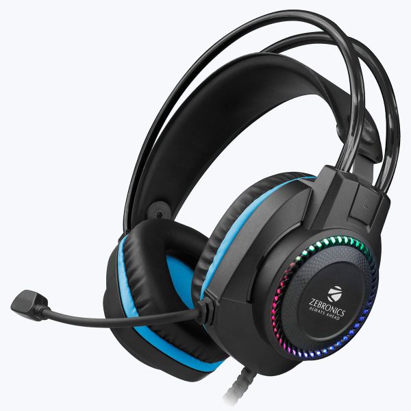 ZEBRONICS Jet Premium Wired Gaming On Ear Headphone
